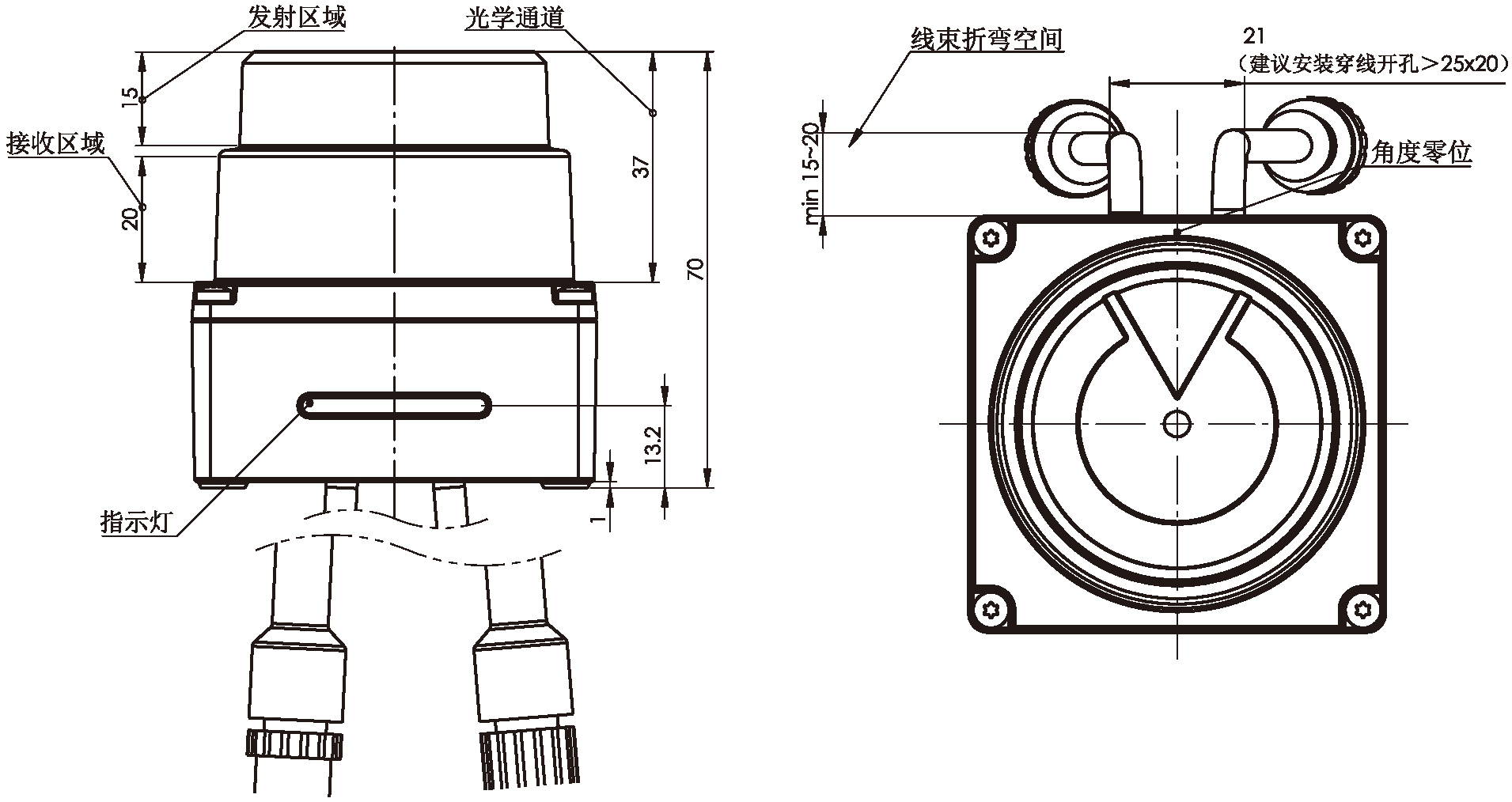 VF 2D 360° 激光雷达