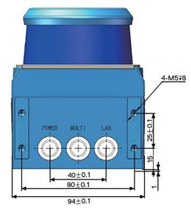 LR-1F 360°连续扫描激光雷达