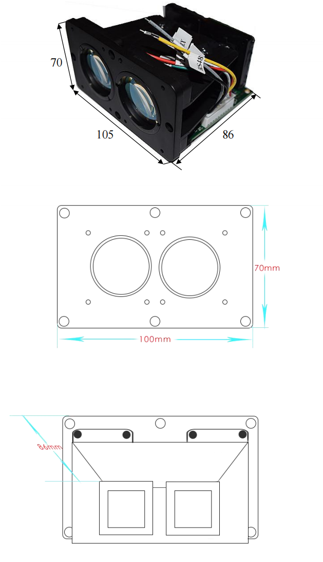 FS100  激光测距模块